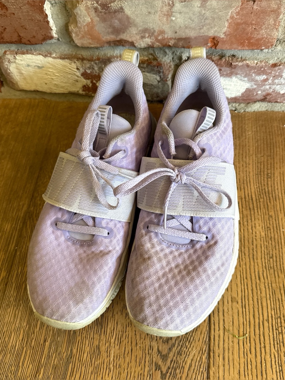 Nike Light Lavender and White Mesh Athletic Sneaker